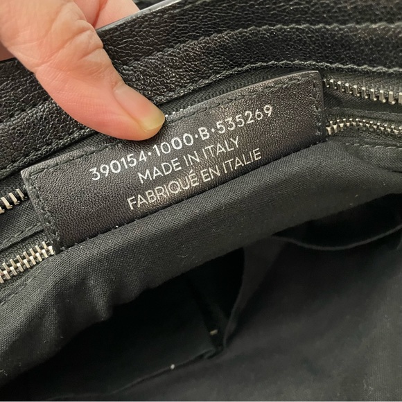 Balenciaga City Classic Metallic Edge Black Leather Hand/Shoulder Bag Medium - Picture 7 of 14